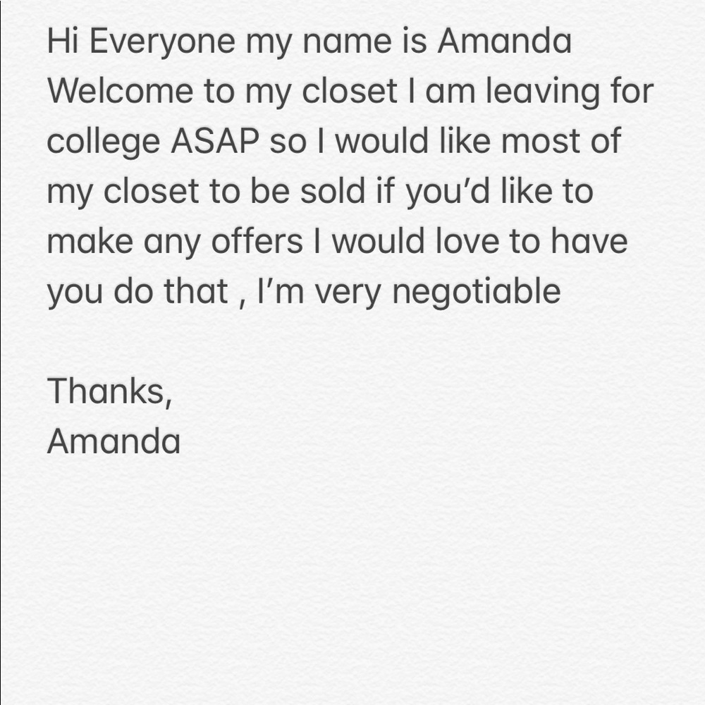 Announcement